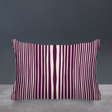 Anja Penny Ticking Lumbar Indoor/Outdoor Throw Pillow