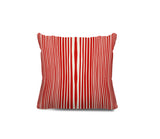 Anja Penny Ticking Square Indoor/Outdoor Throw Pillow