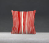Anja Penny Ticking Square Indoor/Outdoor Throw Pillow