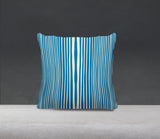 Anja Penny Ticking Square Indoor/Outdoor Throw Pillow