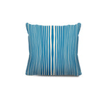 Anja Penny Ticking Square Indoor/Outdoor Throw Pillow