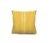 Anja Penny Ticking Square Indoor/Outdoor Throw Pillow