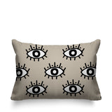Ankara Symbolic Reversible Indoor/Outdoor Rectangular Pillow