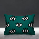 Ankara Symbolic Reversible Indoor/Outdoor Rectangular Pillow