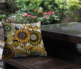 Anvi Floral Reversible Indoor/Outdoor Pillow