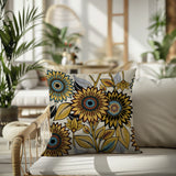 Anvi Floral Reversible Indoor/Outdoor Pillow