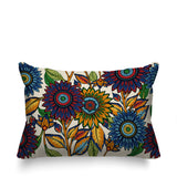 Patriot Floral Lumbar Indoor/Outdoor Throw Pillow
