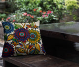 Anvi Floral Reversible Indoor/Outdoor Pillow