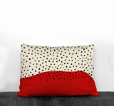 Anya Spun Polyester Lumbar Indoor/Outdoor Throw Pillow
