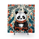 Apampa Shower Curtain in Black