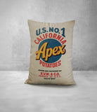 Potato Sack Faux Linen Lumber Pillow