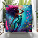 Aqua Shower Curtain