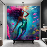 Aqua Shower Curtain