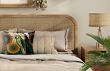 Ares Microsuede Lumbar Throw Pillow