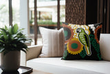 Ares Microsuede Square Throw Pillow