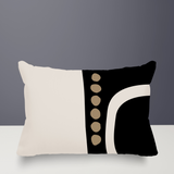 Aret Abstract Reversible Indoor/Outdoor Rectangular Pillow