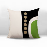 Aret Abstract Reversible Indoor/Outdoor Square Pillow