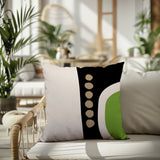 Aret Abstract Reversible Indoor/Outdoor Square Pillow