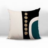 Aret Abstract Reversible Indoor/Outdoor Square Pillow