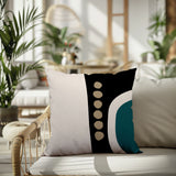 Aret Abstract Reversible Indoor/Outdoor Square Pillow