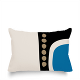 Aret Abstract Reversible Indoor/Outdoor Rectangular Pillow