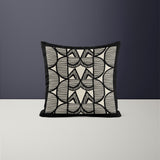 Asake Geometric Reversible Indoor/Outdoor Square Pillow Cover