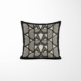 Asake Geometric Reversible Indoor/Outdoor Square Pillow Cover