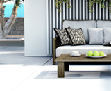 Asake Geometric Reversible Indoor/Outdoor Square Pillow Cover