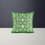 Asake Geometric Reversible Indoor/Outdoor Square Pillow Cover