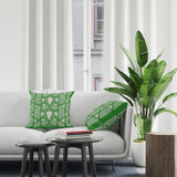 Asake Geometric Reversible Indoor/Outdoor Square Pillow Cover