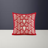 Asake Geometric Reversible Indoor/Outdoor Square Pillow Cover
