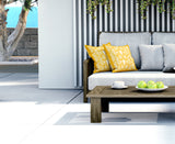Asake Geometric Reversible Indoor/Outdoor Square Pillow Cover