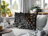 Ashly Zebra Print Indoor/Outdoor Reversible Square Pillow