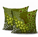 Ashly Zebra Print Indoor/Outdoor Reversible Square Pillow
