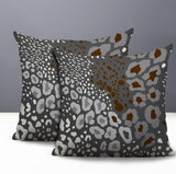 Ashly Zebra Print Indoor/Outdoor Reversible Square Pillow