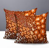 Ashly Zebra Print Indoor/Outdoor Reversible Square Pillow