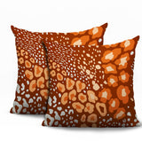Ashly Zebra Print Indoor/Outdoor Reversible Square Pillow