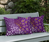 Ashly Zebra Print Indoor/Outdoor Reversible Rectangular Pillow