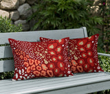 Ashly Zebra Print Indoor/Outdoor Reversible Rectangular Pillow