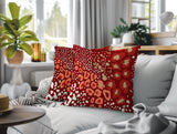 Ashly Zebra Print Indoor/Outdoor Reversible Square Pillow