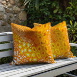 Ashly Zebra Print Indoor/Outdoor Reversible Square Pillow