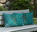 Ashly Zebra Print Indoor/Outdoor Reversible Rectangular Pillow