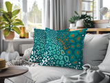 Ashly Zebra Print Indoor/Outdoor Reversible Square Pillow
