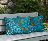 Ashly Zebra Print Indoor/Outdoor Reversible Rectangular Pillow