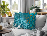 Ashly Zebra Print Indoor/Outdoor Reversible Square Pillow
