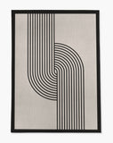 Askia low pile chair mat in Beige