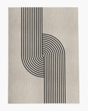 Askia low pile chair mat in Beige