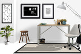 Askia low pile chair mat in Beige