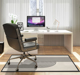 Askia low pile chair mat in Beige