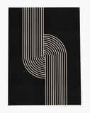 Askia low pile chair mat in Black